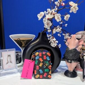 Betsey Johnson Colorful Gummy Bear Wallet With Key Holder